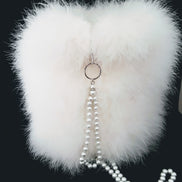 Feather Muff handbag