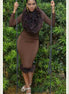 Marabou Feather Infinity Scarf