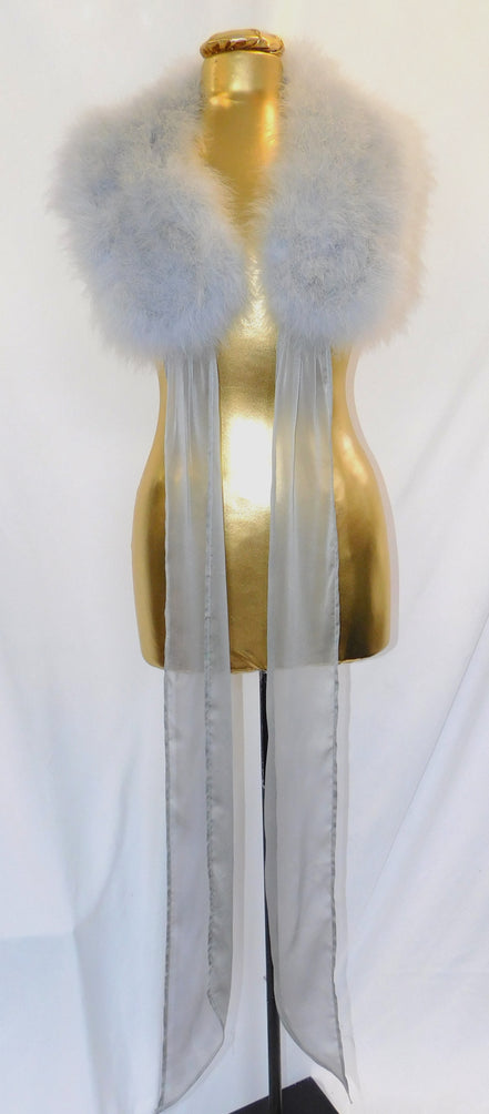 "Anita" Marabou Feather Shoulder Wrap