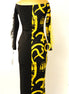 Abstract Midi-Dress