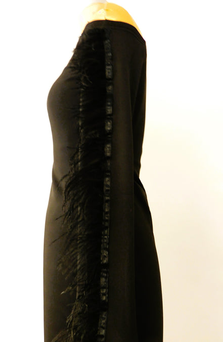 Abstract Midi-Dress
