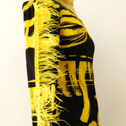 Abstract Midi-Dress
