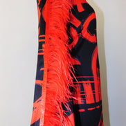 Abstract Midi-Dress