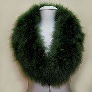 Marabou Feather Infinity Scarf