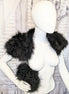 Faux Fur Feather Shrug and Clutch Set