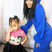 Royal Hoodie Dress