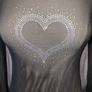'Sparkling Heart' top