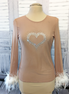 'Sparkling Heart' top
