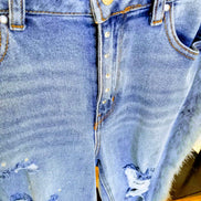 Distressed Mom Jeans