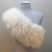 Marabou Feather Infinity Scarf