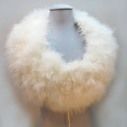 Marabou Feather Infinity Scarf